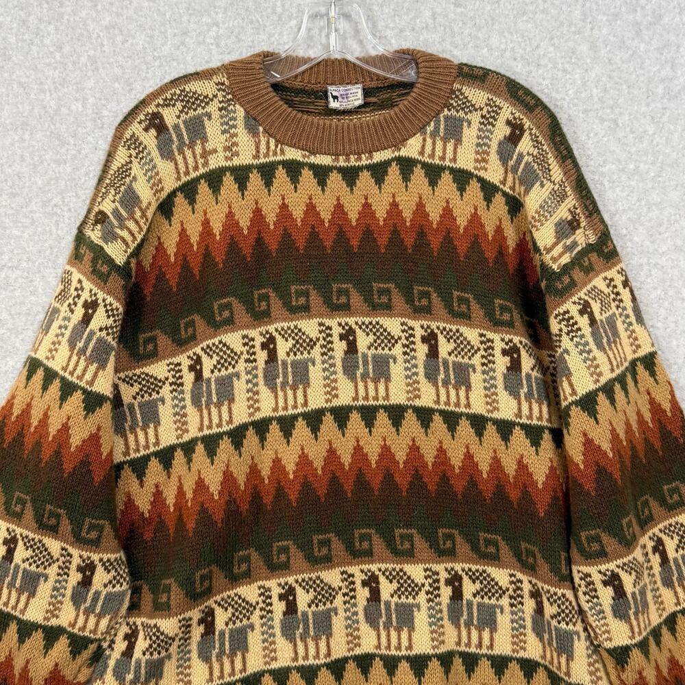 Alpaca Connection Sweater Size XL* 100% Alpaca Wool Pullover Quiet Luxury Cozy